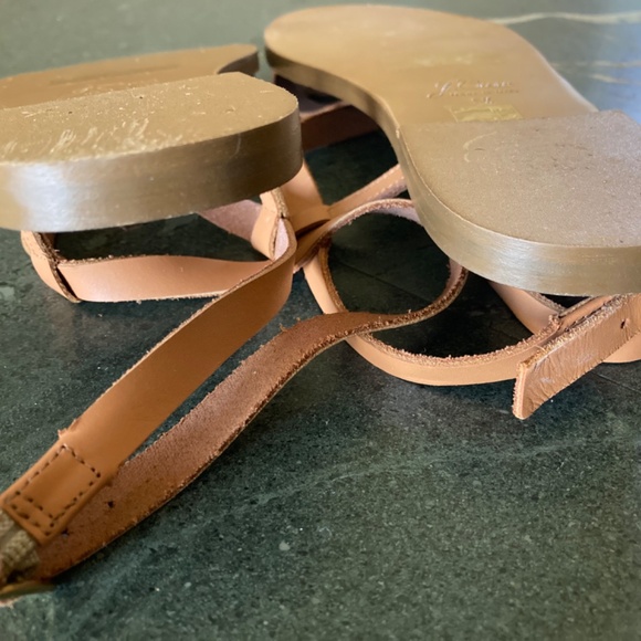 J. Crew leather strappy sandals 5 1/2 - Picture 5 of 6